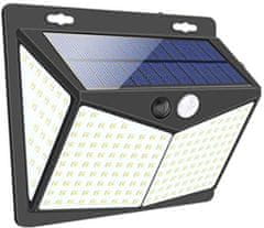 HADEX Solárne svietidlo LED-208x s PIR čidlom nástenné /Solárne svetlo/