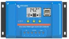 HADEX PWM solárny regulátor Victron Energy BlueSolar-LCD&USB 10A