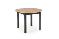 Halmar Rozkladací jedálenský stôl Rigo dub artisan/čierna