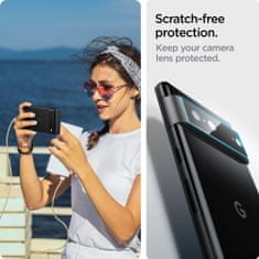 Spigen Ochranné Sklo Zadnej Kamery Optik.Tr Camera Protector 2-Pack Google Pixel 7 Black