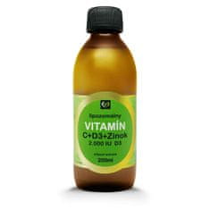 Lipozomálny vitamín C + D3 + zinok 200 ml