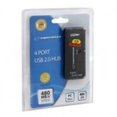 Esperanza USB HUB 4-portový 2.0 ESPERANZA EA112